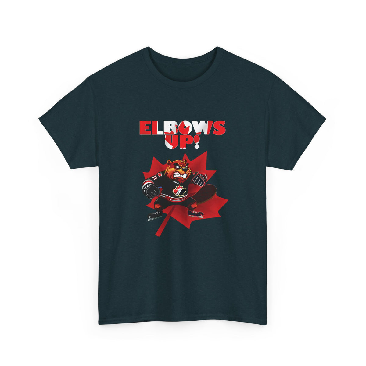 Elbows Up - Canada Strong T-Shirt Black |WaterDragon Apparel