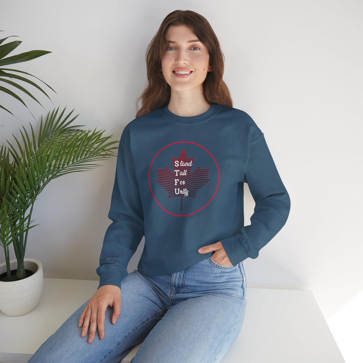 Proud Canada Sweatshirt - WaterDragon Apparel