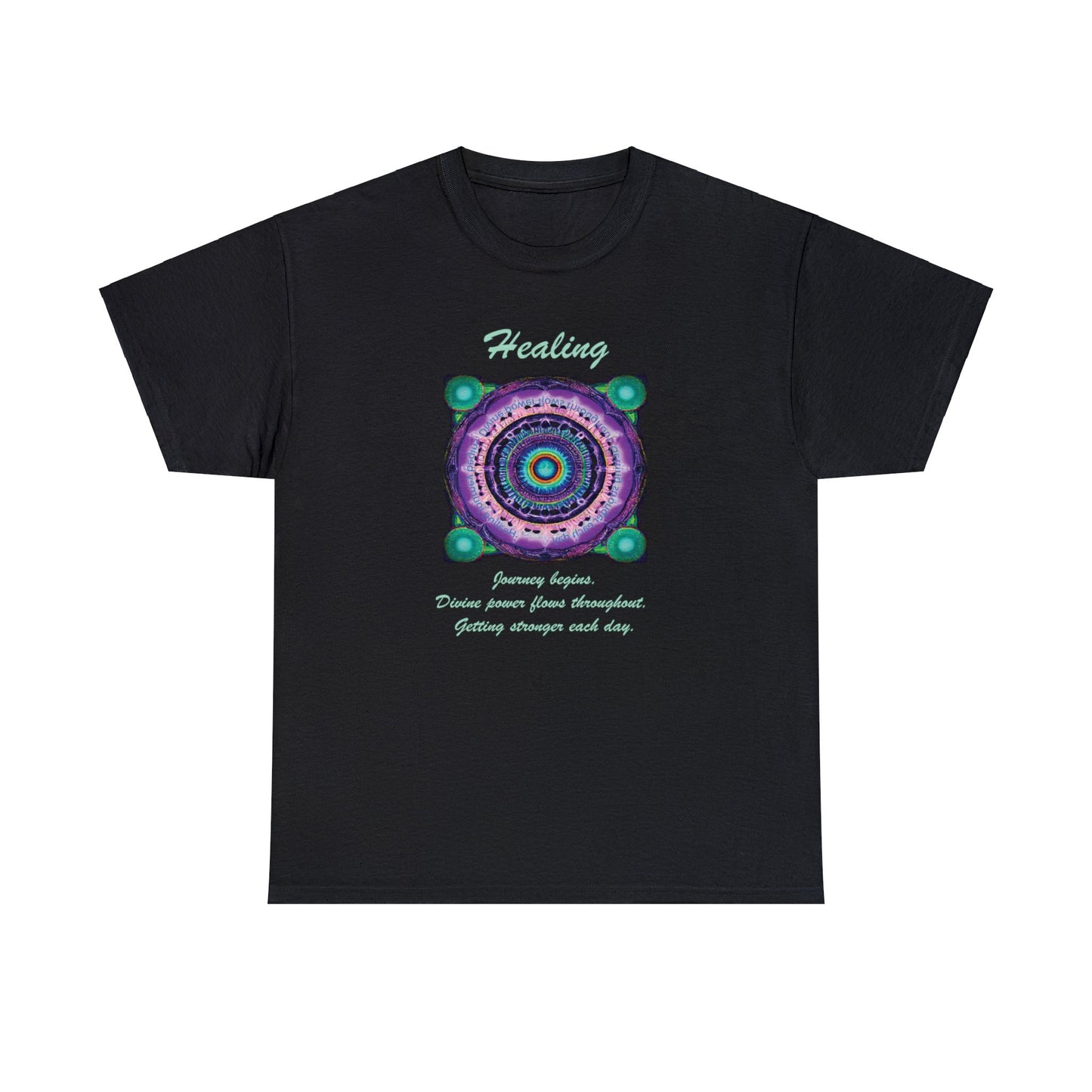 Wellness Shirts - Positive Reflections - 432 Hz Healing Frequency Mandala - WaterDragon Apparel