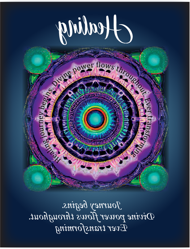 Wellness Shirts - Positive Reflections - 432 Hz Healing Frequency Mandala - WaterDragon Apparel