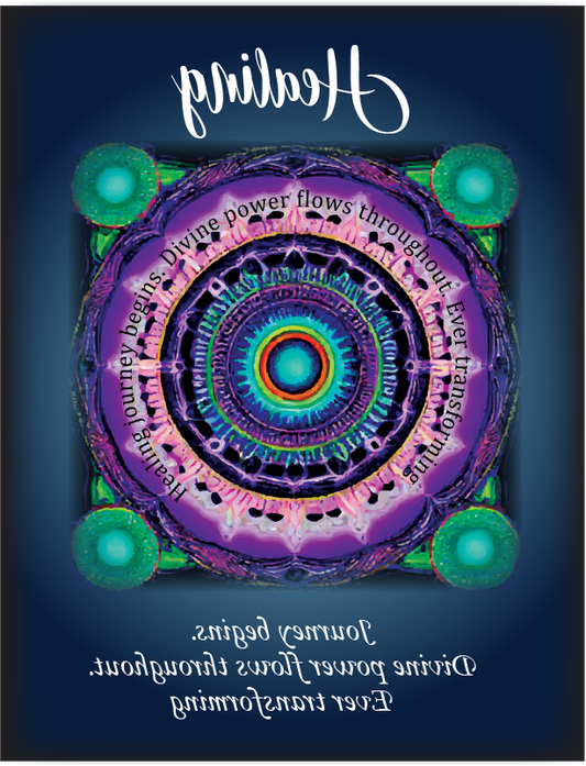 Wellness Shirts - Positive Reflections - 432 Hz Healing Frequency Mandala - WaterDragon Apparel