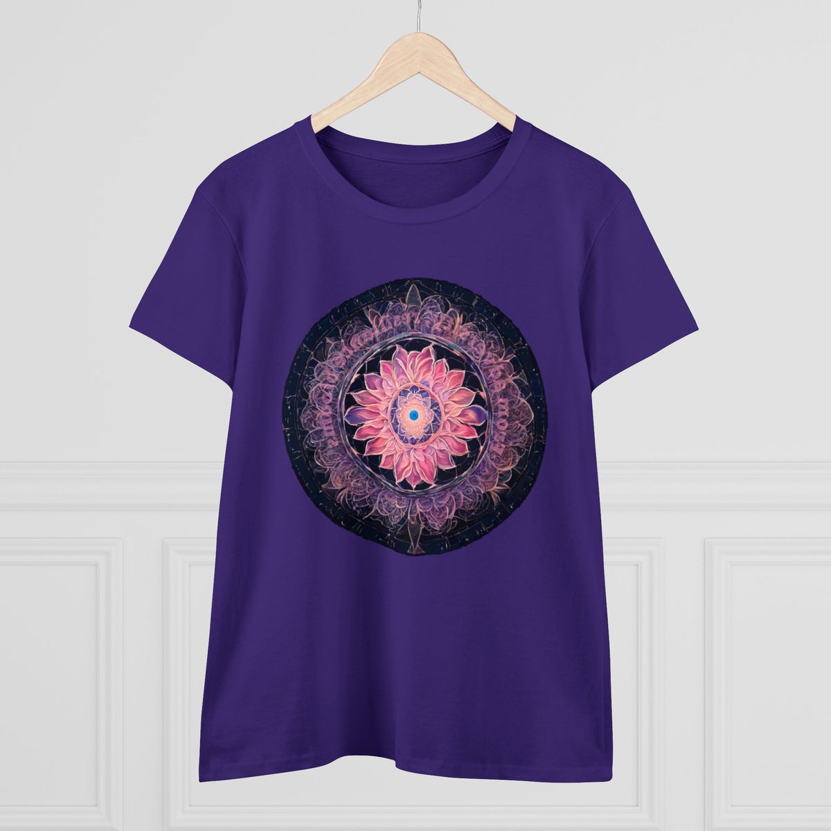 Women's Wellness T-Shirt: 432 Hz Mandala | WaterDragon Apparel
