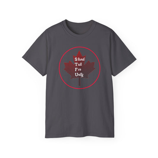 Canada Proud T-Shirt - Stand Tall For Unity - WaterDragon Apparel
