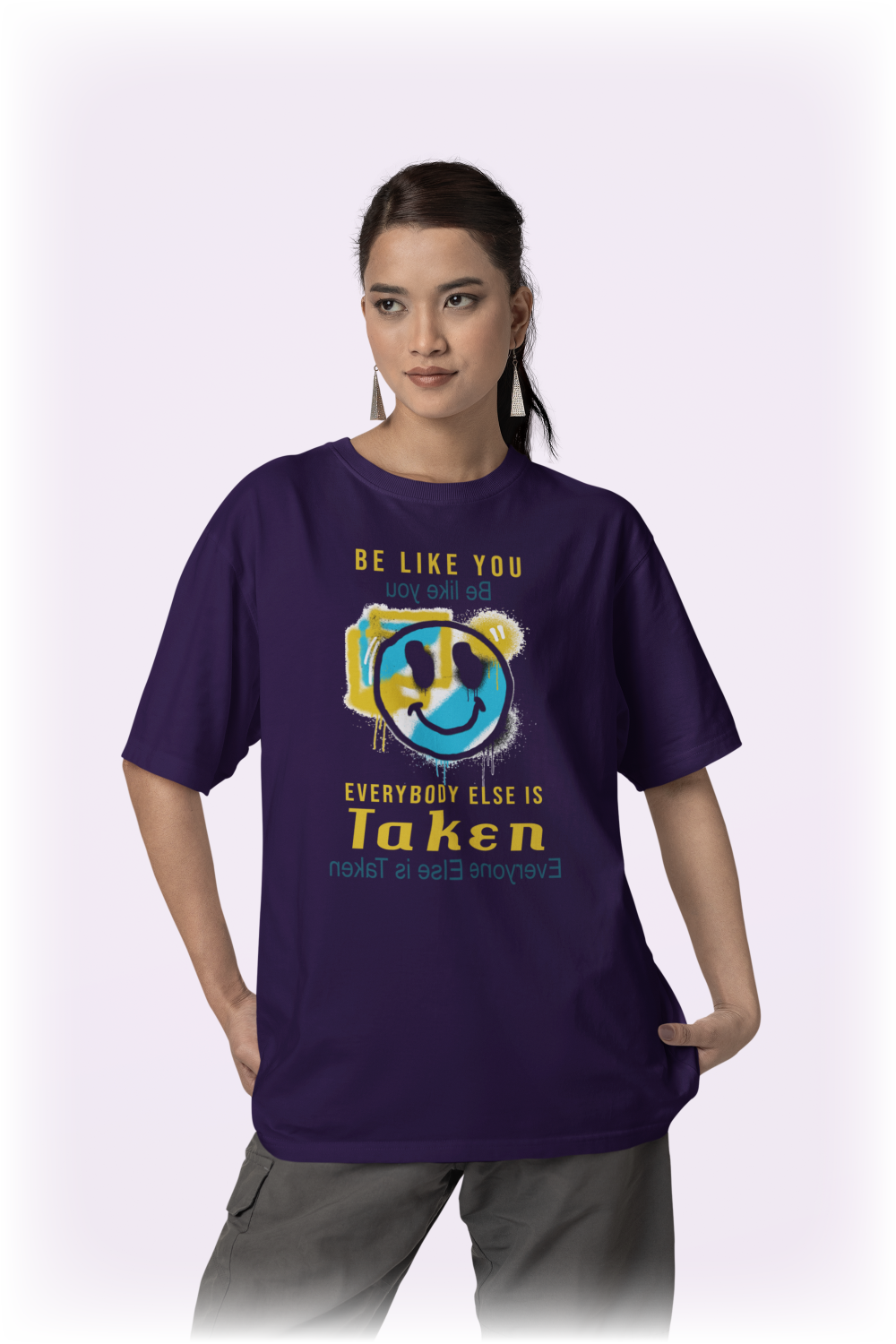 Self-Care Quotes Crew Style Unisex T-shirt - Be Like You. Everybody Else is Taken Wellness Shirt - WaterDragon Apparel