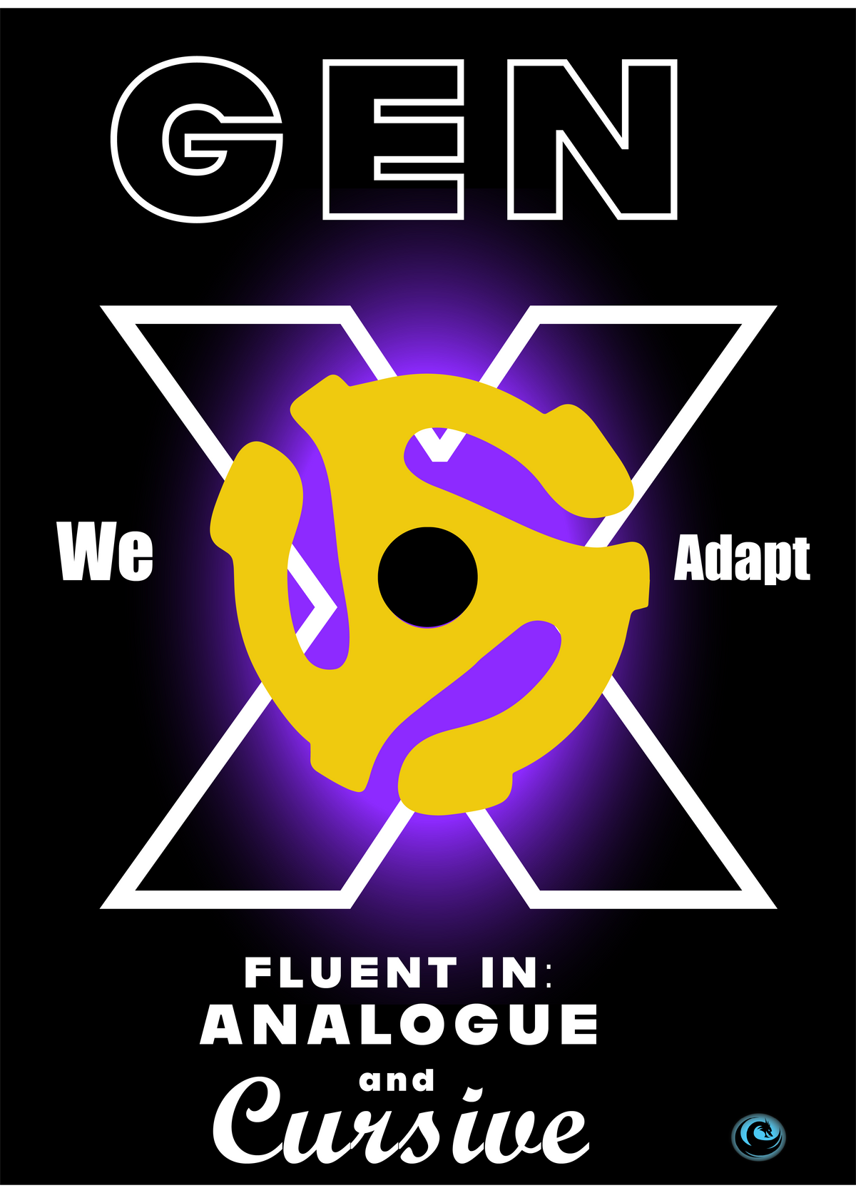 Generation X Apparel Humorous T-shirt  Unisex Tee Graphic Shirt - WaterDragon Apparel