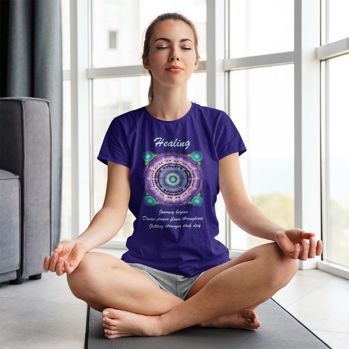 Wellness shirts - 432 Hz Frequency Mandala