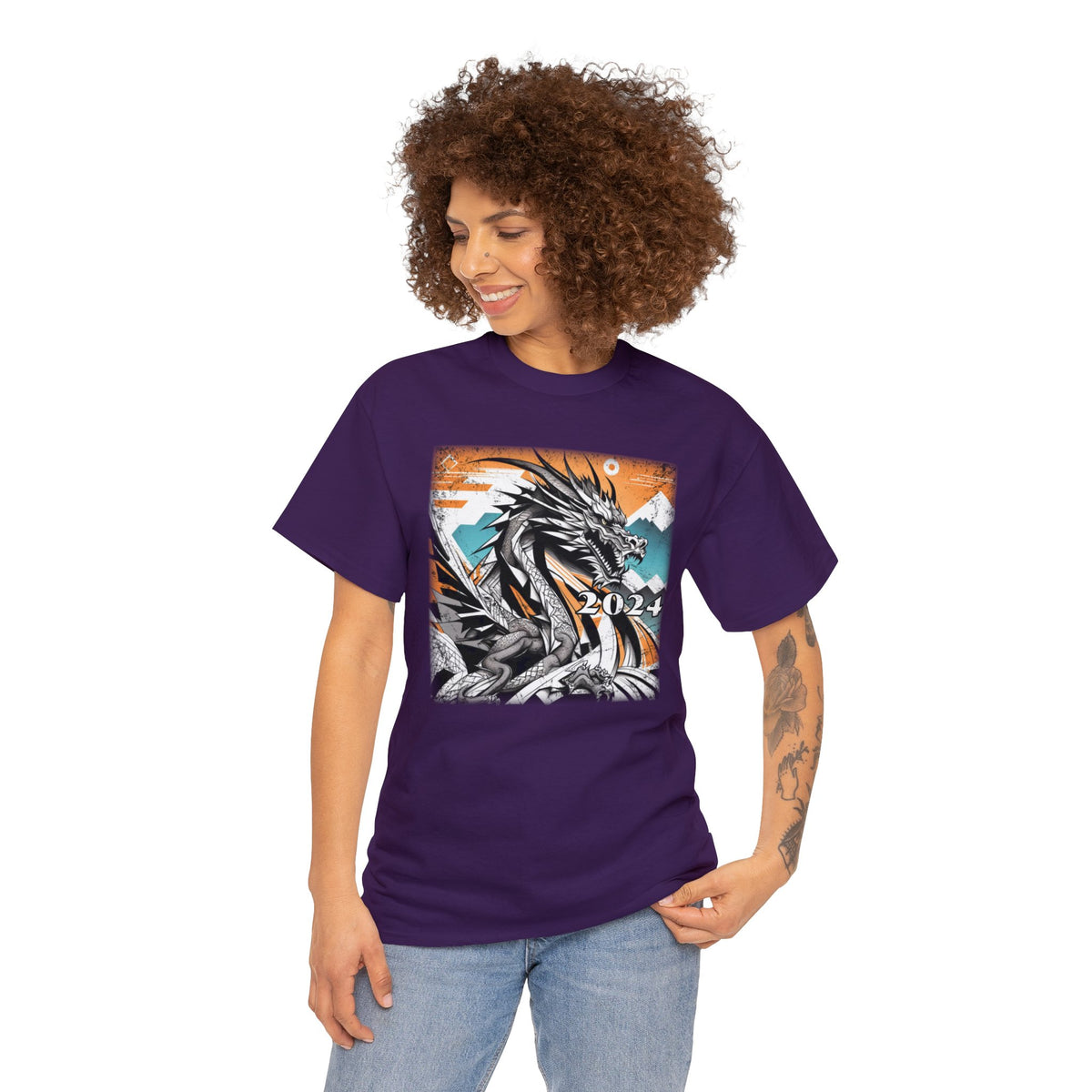 Unleash Your Inner Dragon - Retro Dragon T Shirt - Water Dragon