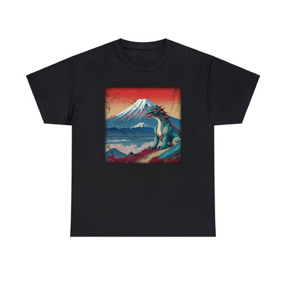 Retro Style Dragon T Shirt - Crew Style - WaterDragon Apparel