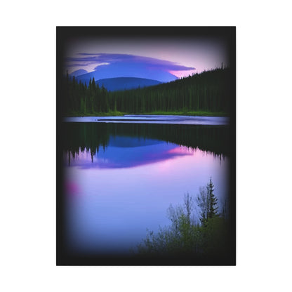 Home Art Prints - Peace at the Lake - 20" x 10" or 24" x 16", 1.25" - WaterDragon Apparel