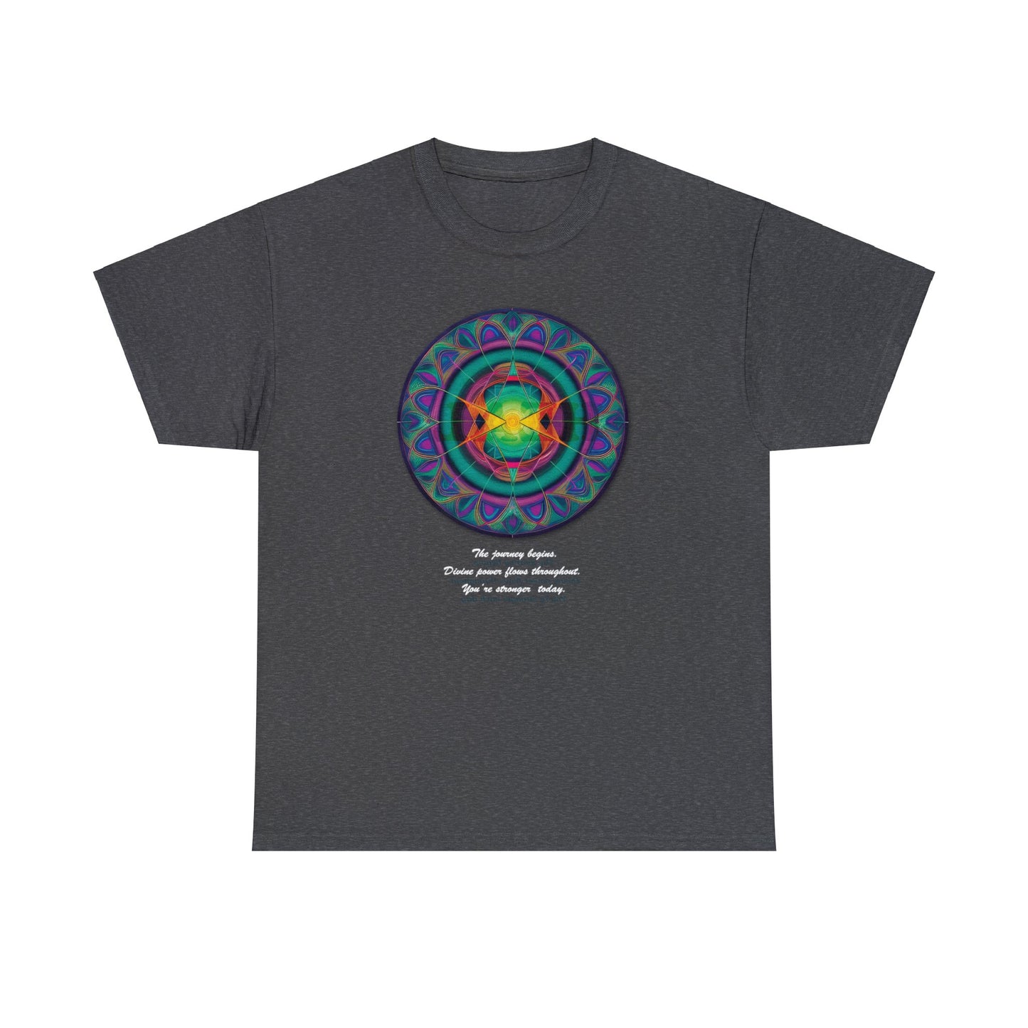 Wellness Shirts - Positive Reflections - 432 Hz Healing Mandala - WaterDragon Apparel