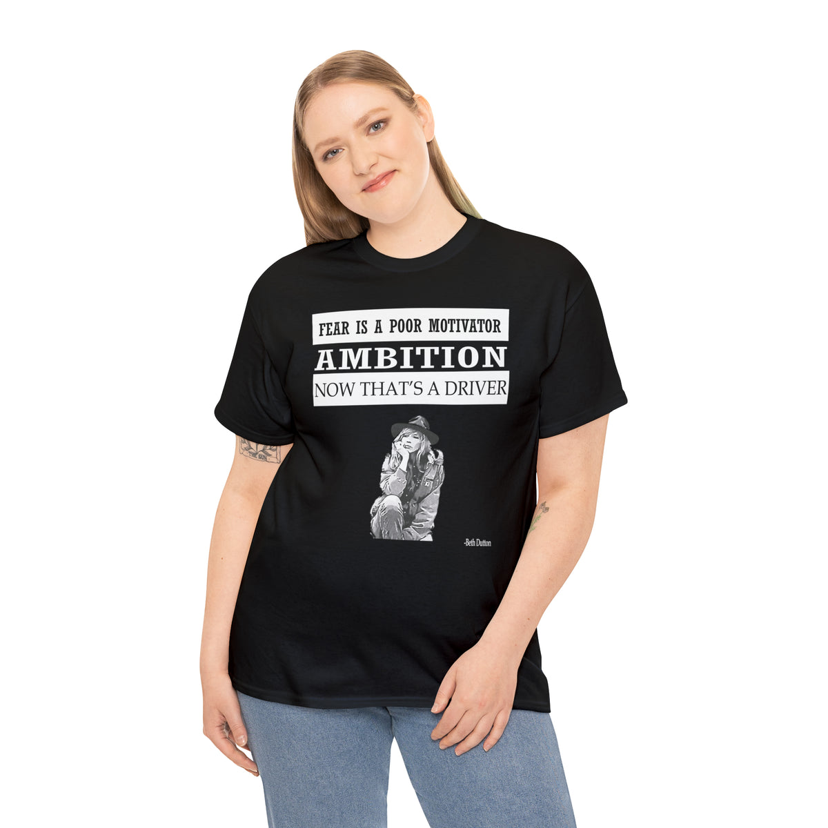 Life Lessons, Yellowstone T shirts - Fear is Poor Motivator - Free Shipping! - WaterDragon Apparel