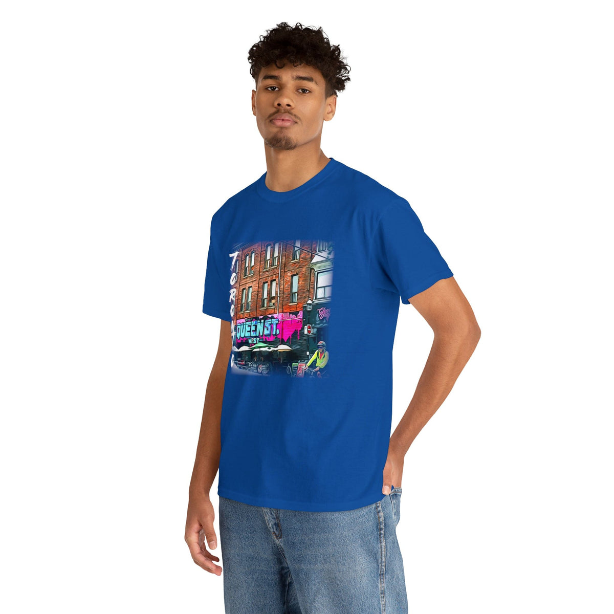 Urban-Themed Toronto Queen Street West T-Shirt - FREE SHIPPING!! - WaterDragon Apparel