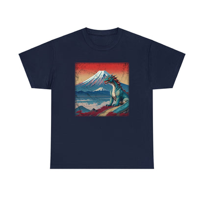 Retro Style Dragon T Shirt - Crew Style - WaterDragon Apparel