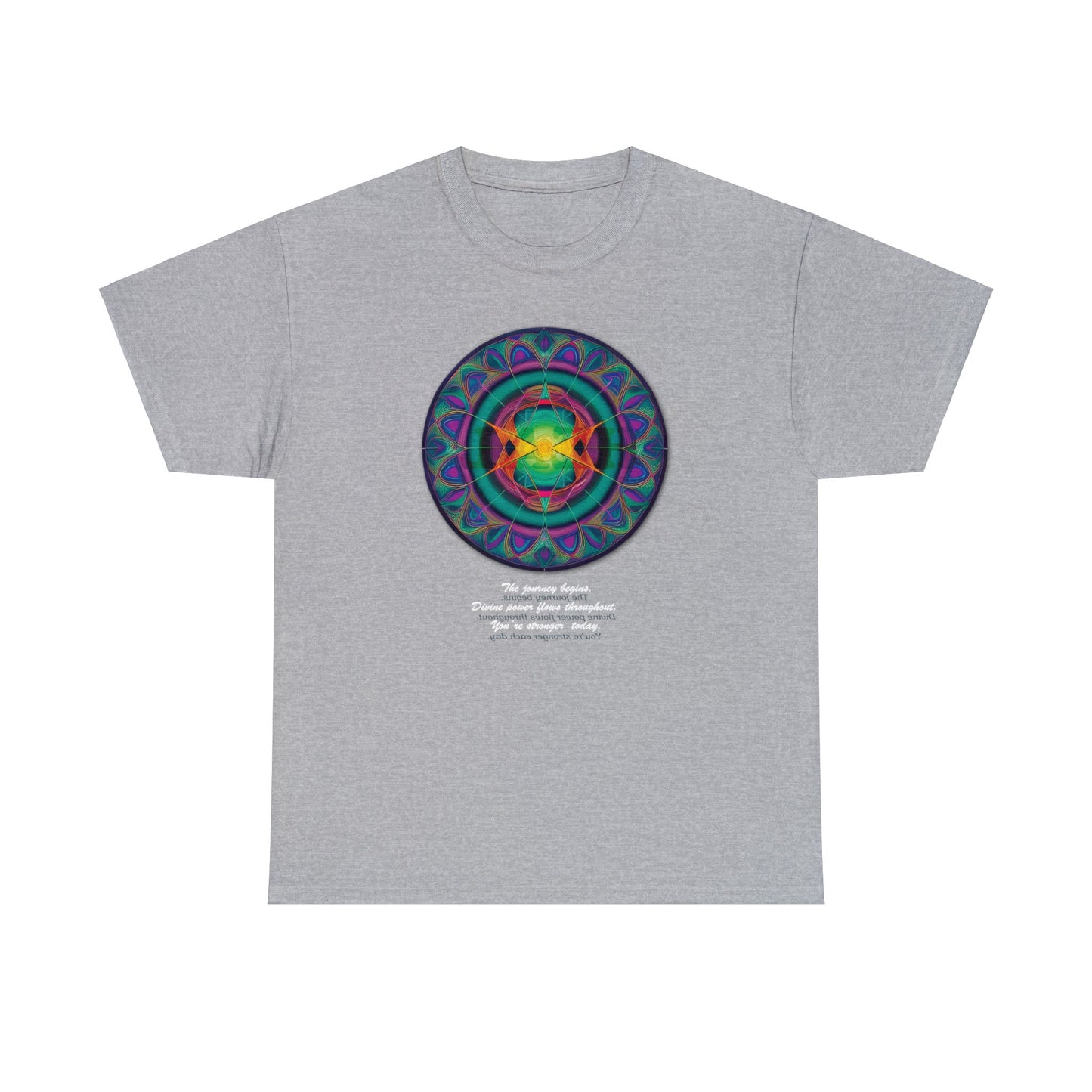 Wellness Shirts - Positive Reflections - 432 Hz Healing Mandala - WaterDragon Apparel