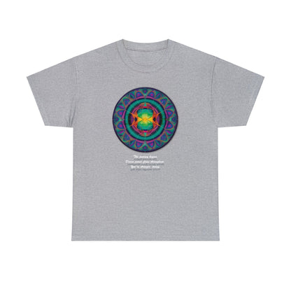 Wellness Shirts - Positive Reflections - 432 Hz Healing Mandala - WaterDragon Apparel
