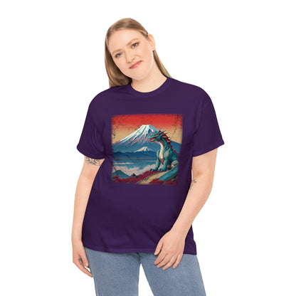 Retro Style Dragon T Shirt - Crew Style - WaterDragon Apparel