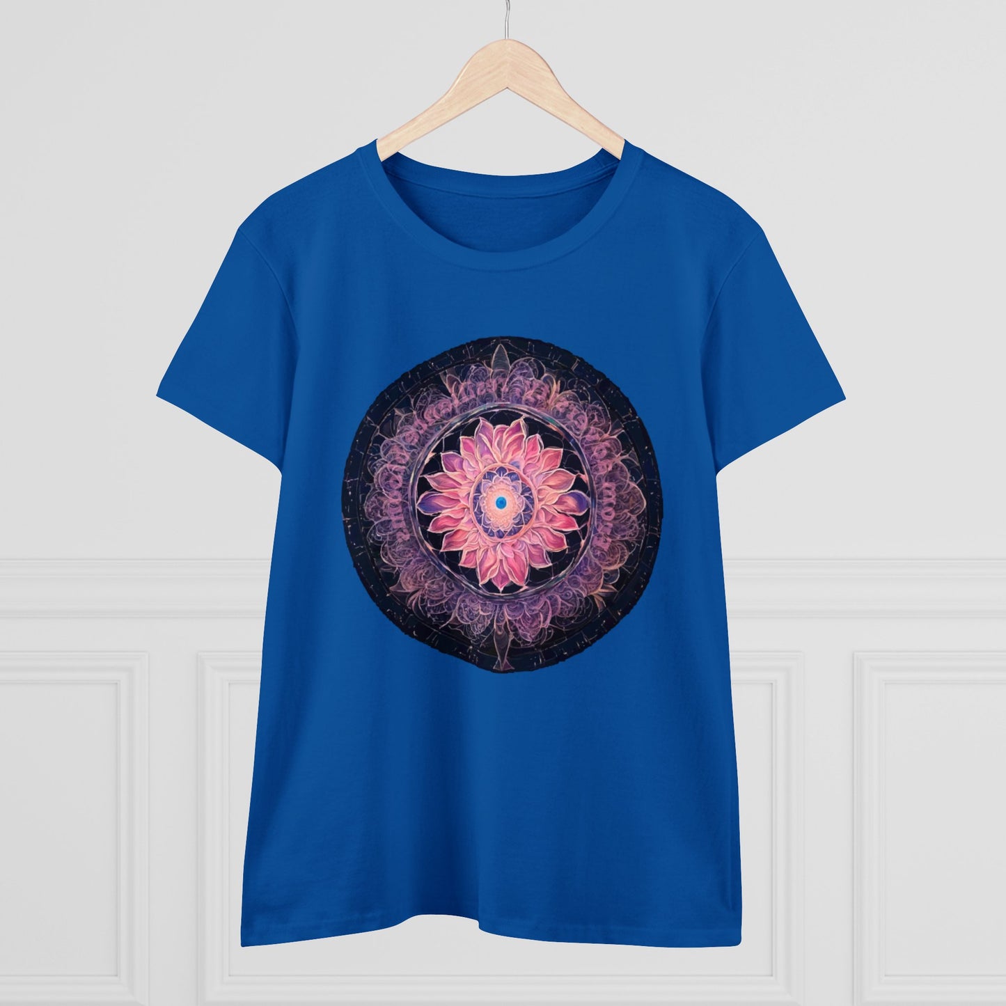 432 Hz Mandala Women's Wellness T-Shirt | Embedded Message - WaterDragon Apparel