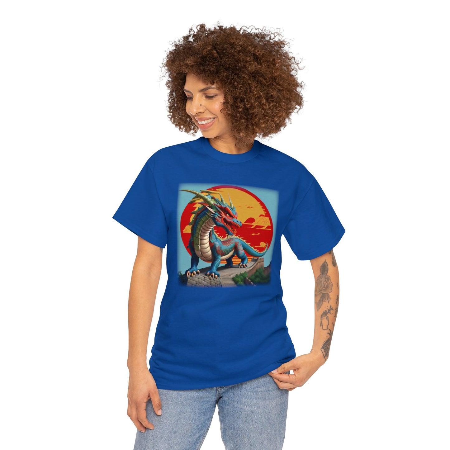 Chinese Dragon T Shirt - Crew Style - WaterDragon Apparel