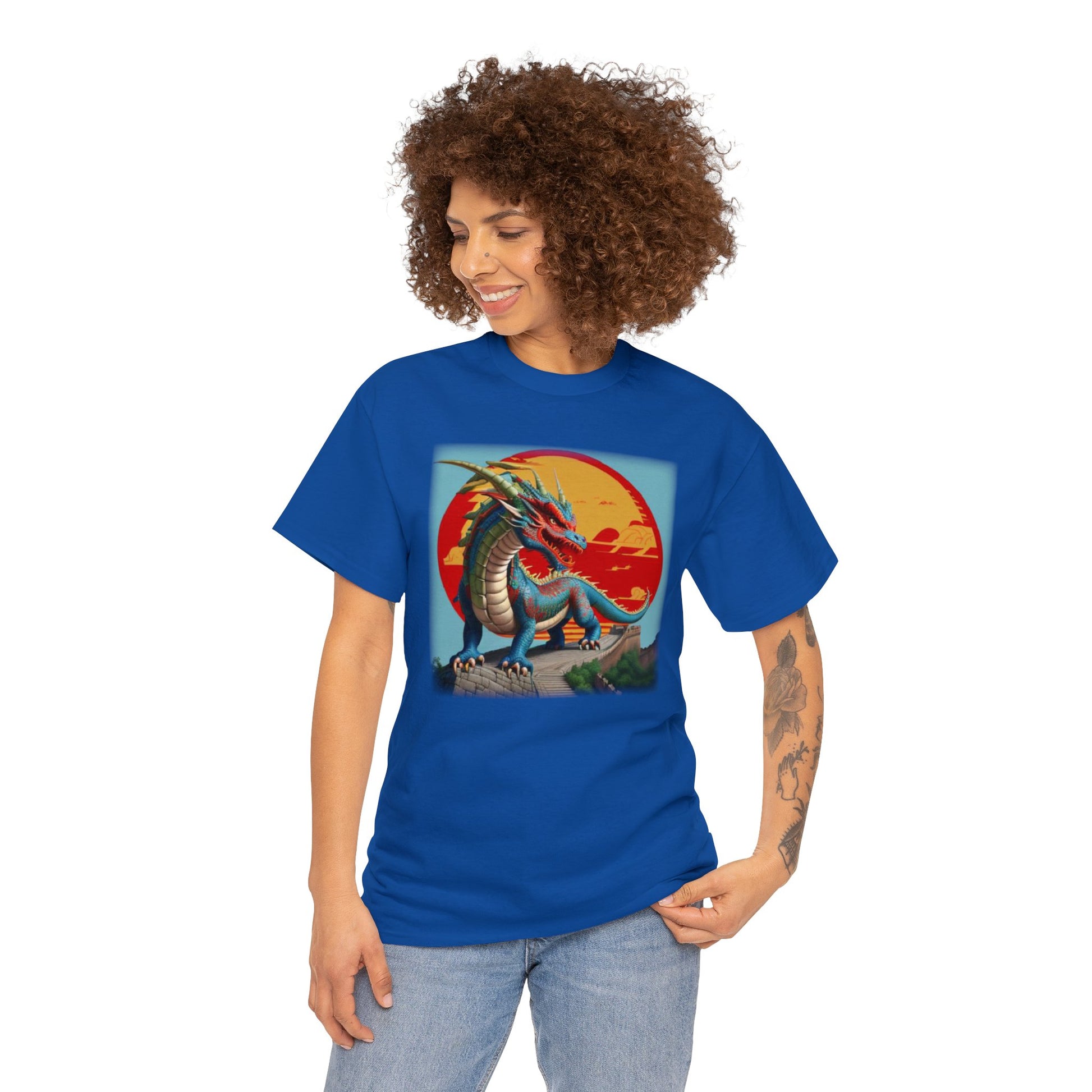 Chinese Dragon T Shirt - Crew Style - WaterDragon Apparel