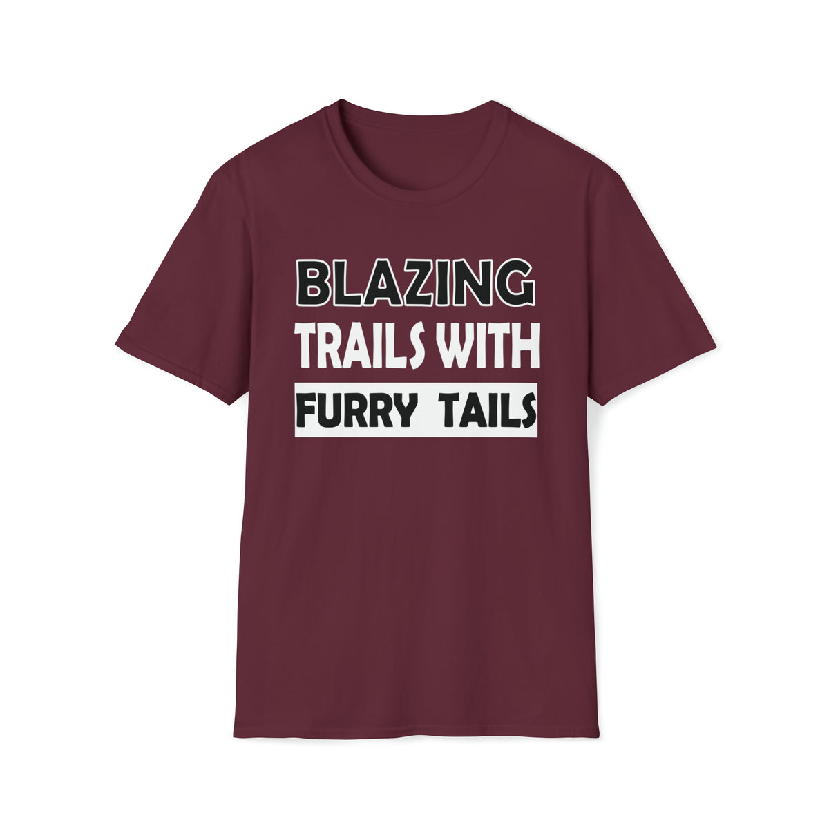 Dog T-shirt - Blazing Trails With Furry Tails - WaterDragon Apparel