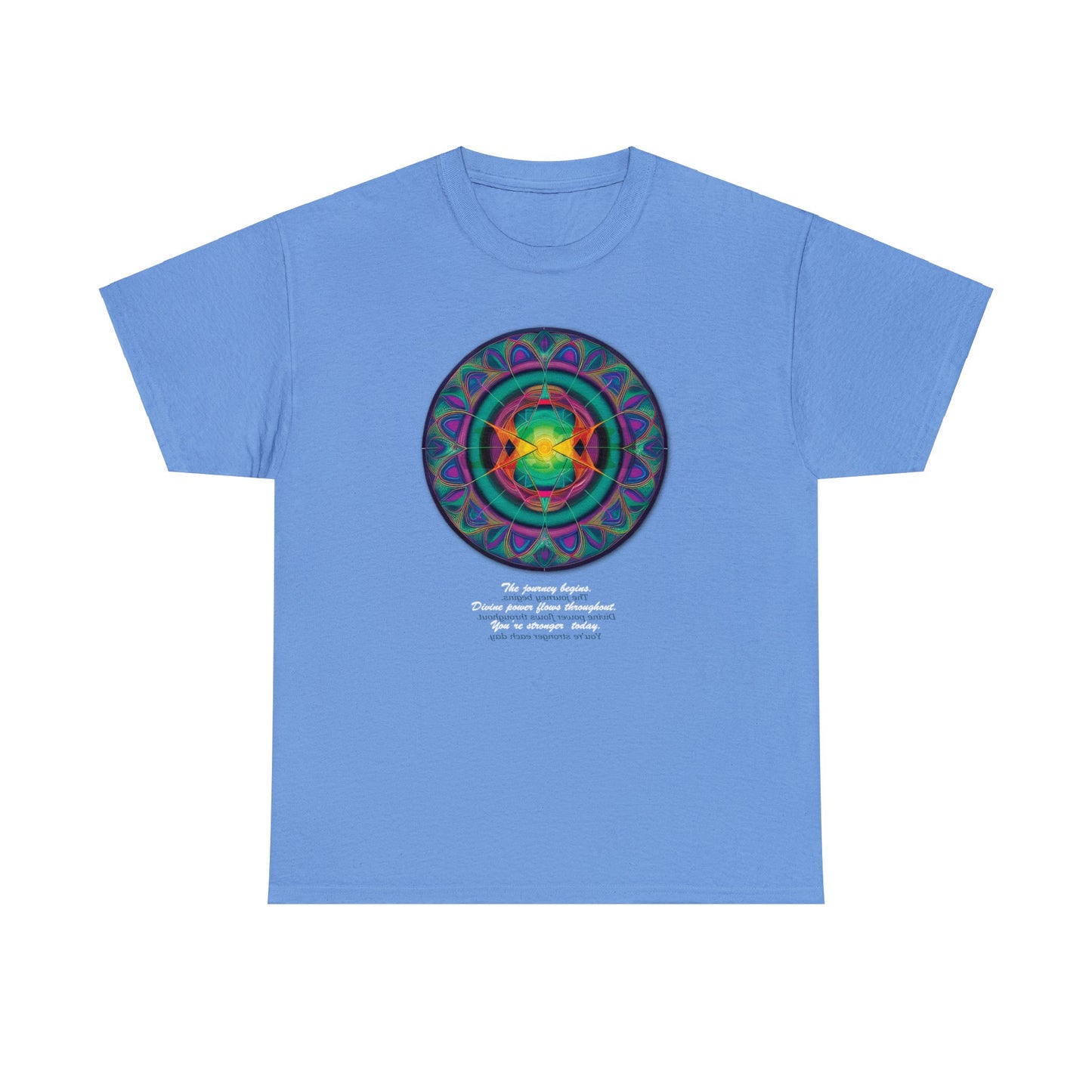 Wellness Shirts - Positive Reflections - 432 Hz Healing Mandala - WaterDragon Apparel