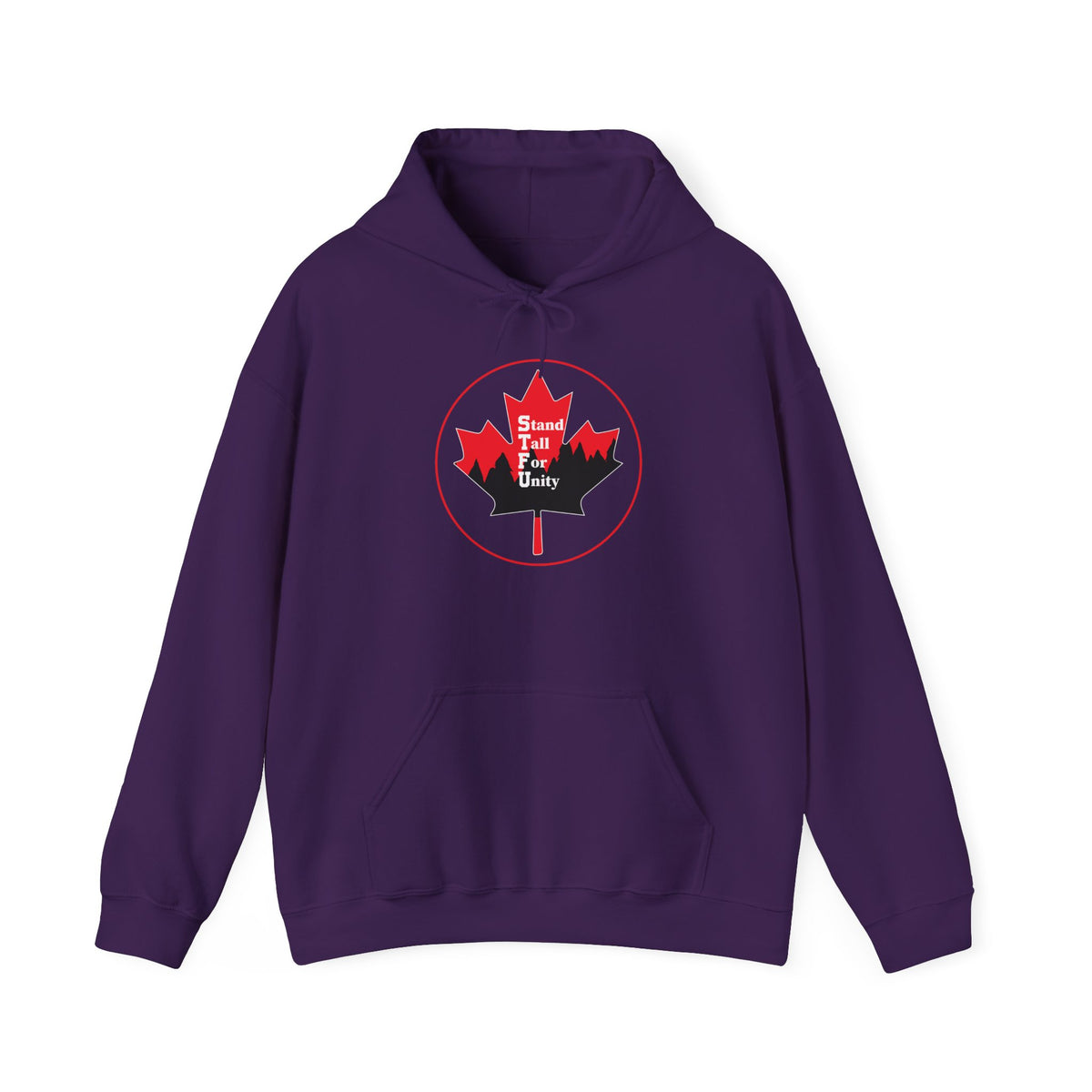 Canada Proud Hoodie Unisex Heavy Blend - Stand Tall for Unity