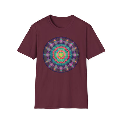 Self Care T-Shirt - "I am Strong" Healing Mandala - WaterDragon Apparel