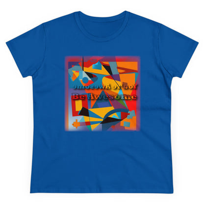 Inspirational T Shirts - Be Awesome - Positive Reflections Ladies T-shirt - WaterDragon Apparel