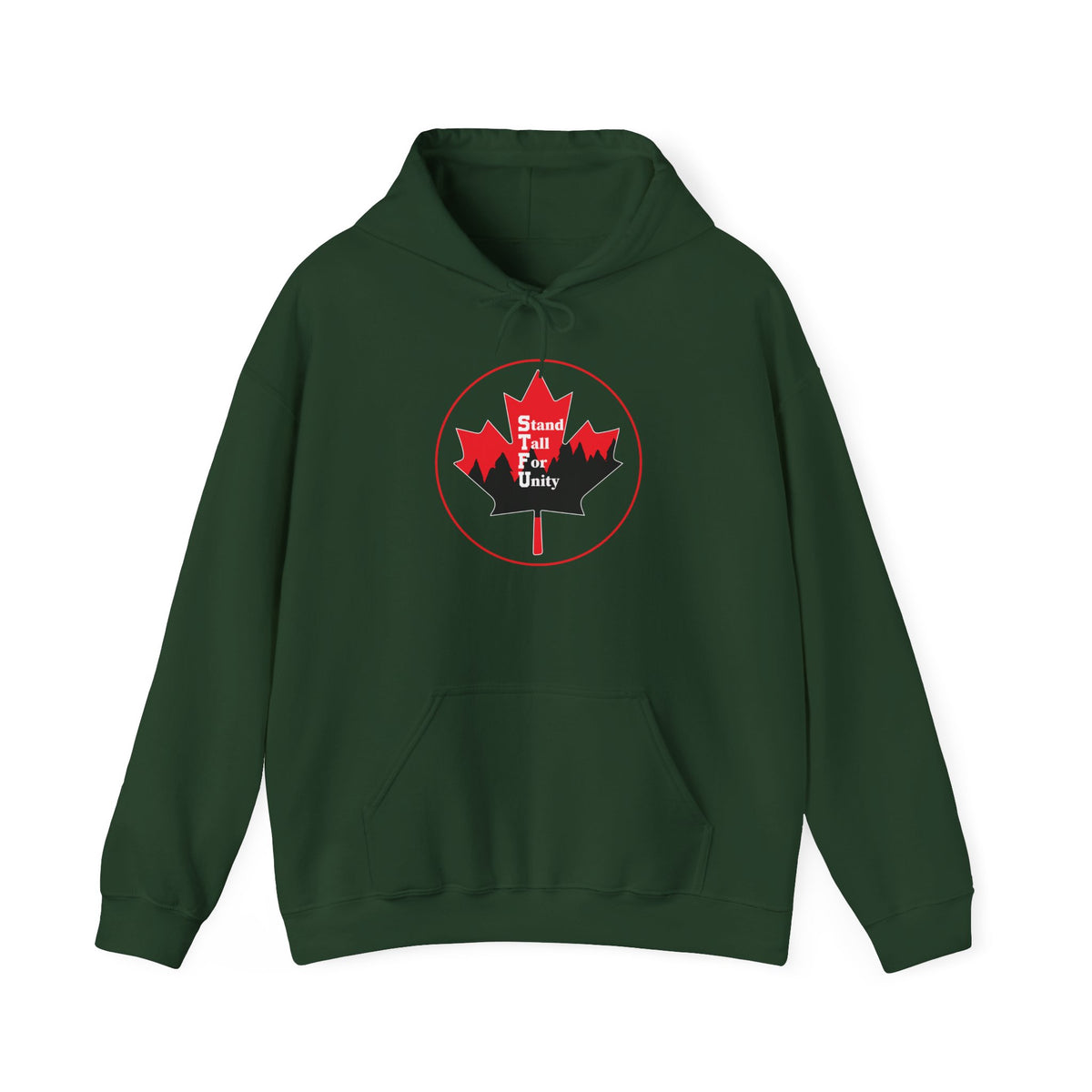 Canada Proud Hoodie Unisex Heavy Blend - Stand Tall for Unity