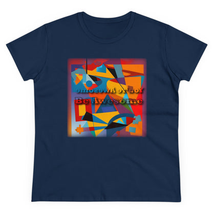 Inspirational T Shirts - Be Awesome - Positive Reflections Ladies T-shirt - WaterDragon Apparel