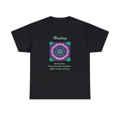 Wellness Shirts - Positive Reflections - 432 Hz Healing Frequency Mandala - WaterDragon Apparel