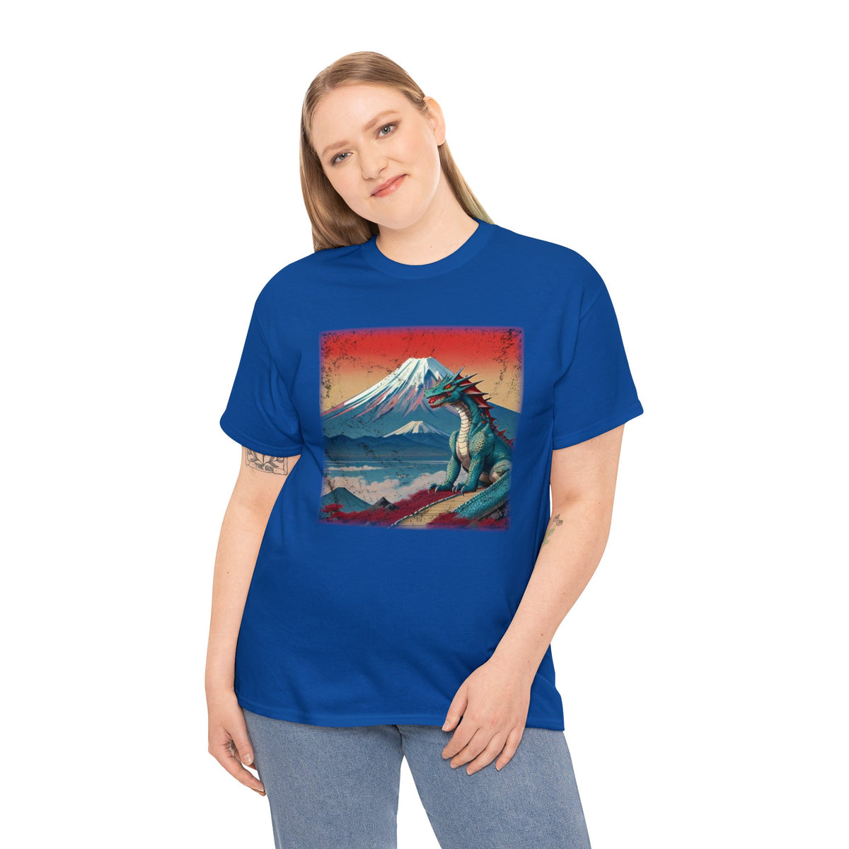 Unleash Your Inner Dragon With This Dragon T Shirt - Dragon by the Mountain - Shipping Included - WaterDragon Apparel