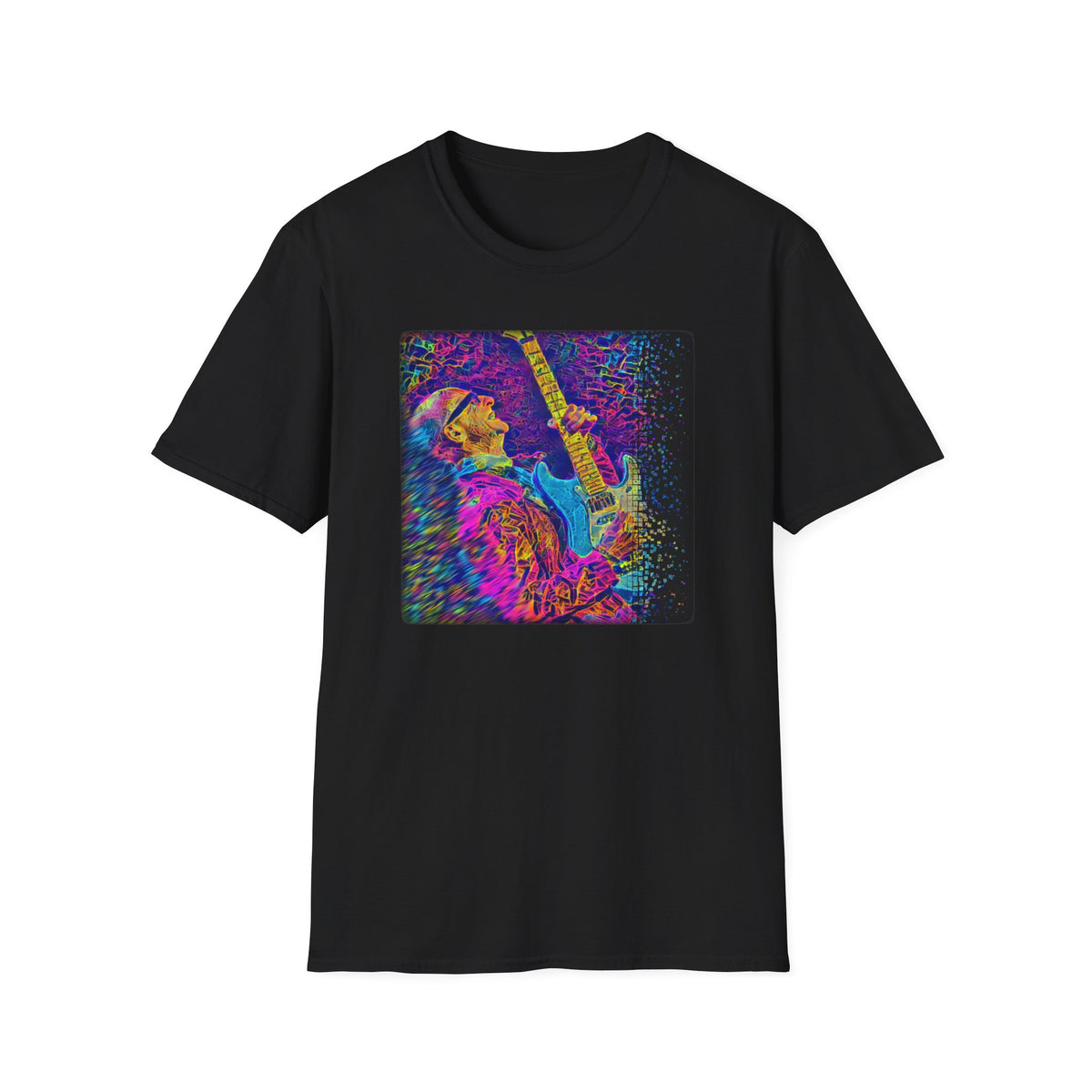 Kim Mitchell - Original Digital Portrait Unisex Crew  Style T-Shirt - WaterDragon Apparel