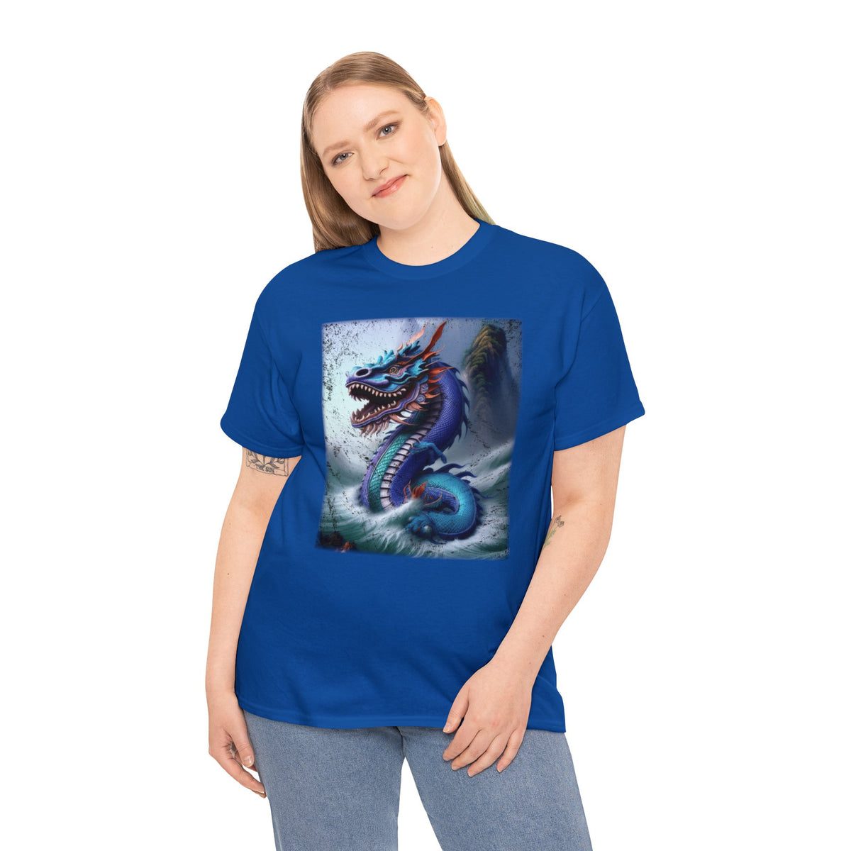 Dragon T Shirt - WaterDragon - Shipping Included - WaterDragon Apparel