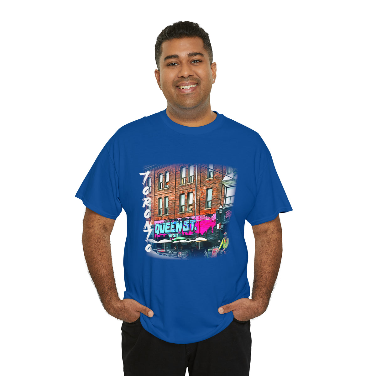 Urban-Themed Toronto Queen Street West T-Shirt - FREE SHIPPING!! - WaterDragon Apparel