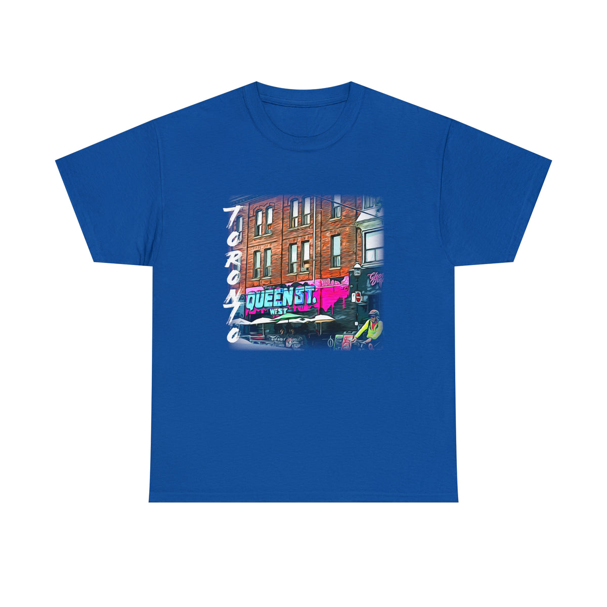 Urban-Themed Toronto Queen Street West T-Shirt - FREE SHIPPING!! - WaterDragon Apparel