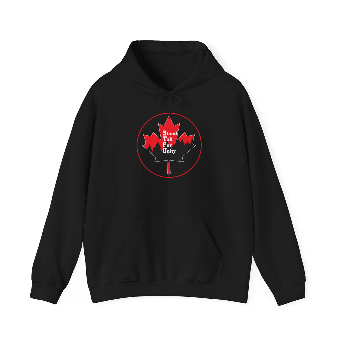 Canada Proud Hoodie Unisex Heavy Blend - Stand Tall for Unity