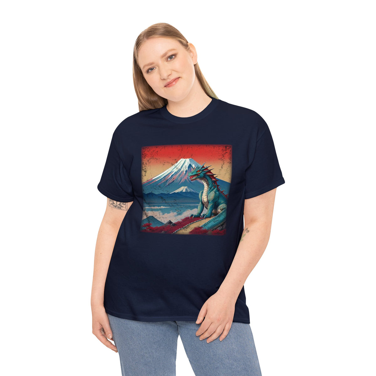 Unleash Your Inner Dragon With This Dragon T Shirt - Dragon by the Mountain - Shipping Included - WaterDragon Apparel