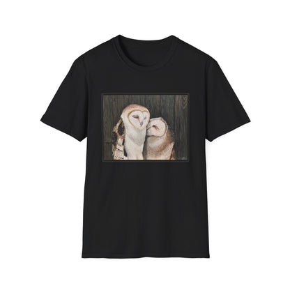 Owl T Shirt - A Night In - Unisex Crew Style - WaterDragon Apparel