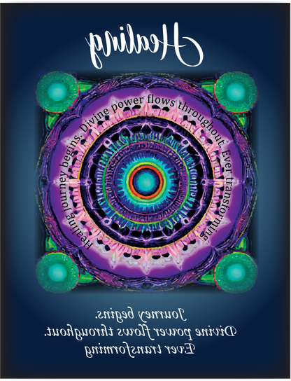 Wellness Shirts - Positive Reflections - 432 Hz Healing Frequency Mandala - WaterDragon Apparel