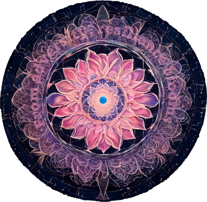 432 Hz Mandala Women's Wellness T-Shirt | Embedded Message - WaterDragon Apparel