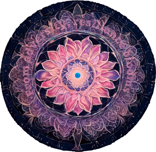 432 Hz Mandala Women's Wellness T-Shirt | Embedded Message - WaterDragon Apparel