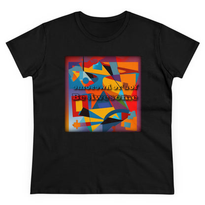 Inspirational T Shirts - Be Awesome - Positive Reflections Ladies T-shirt - WaterDragon Apparel