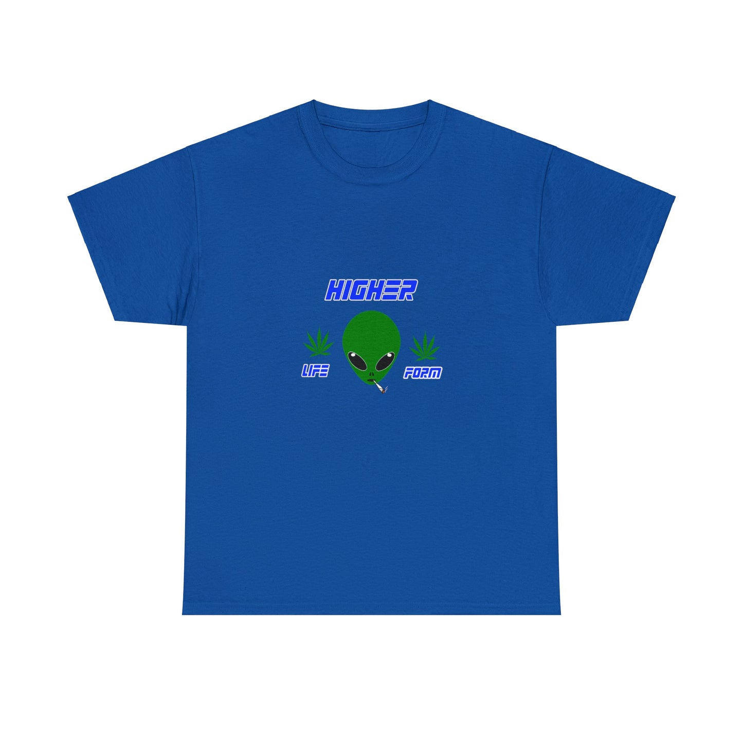 Alien Shirt - Higher Life Form - Unisex Heavy Cotton Tee - WaterDragon Apparel