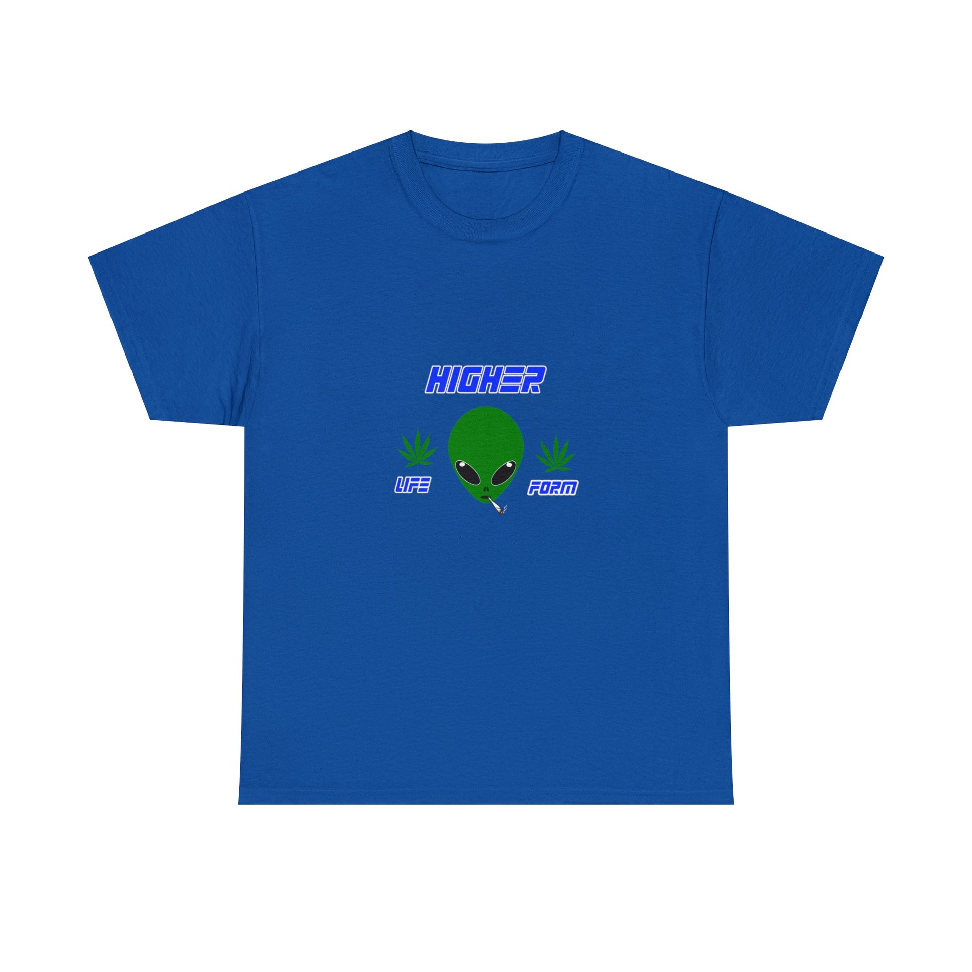 Alien Shirt - Higher Life Form - Unisex Heavy Cotton Tee - WaterDragon Apparel