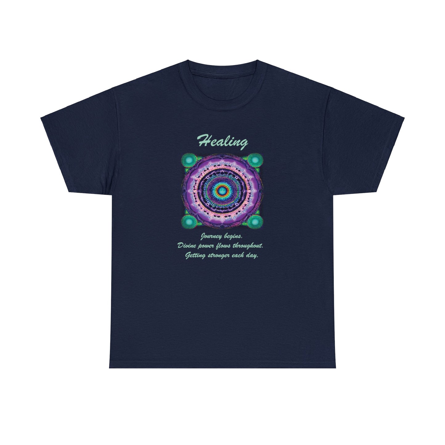 Wellness Shirts - Positive Reflections - 432 Hz Healing Frequency Mandala - WaterDragon Apparel