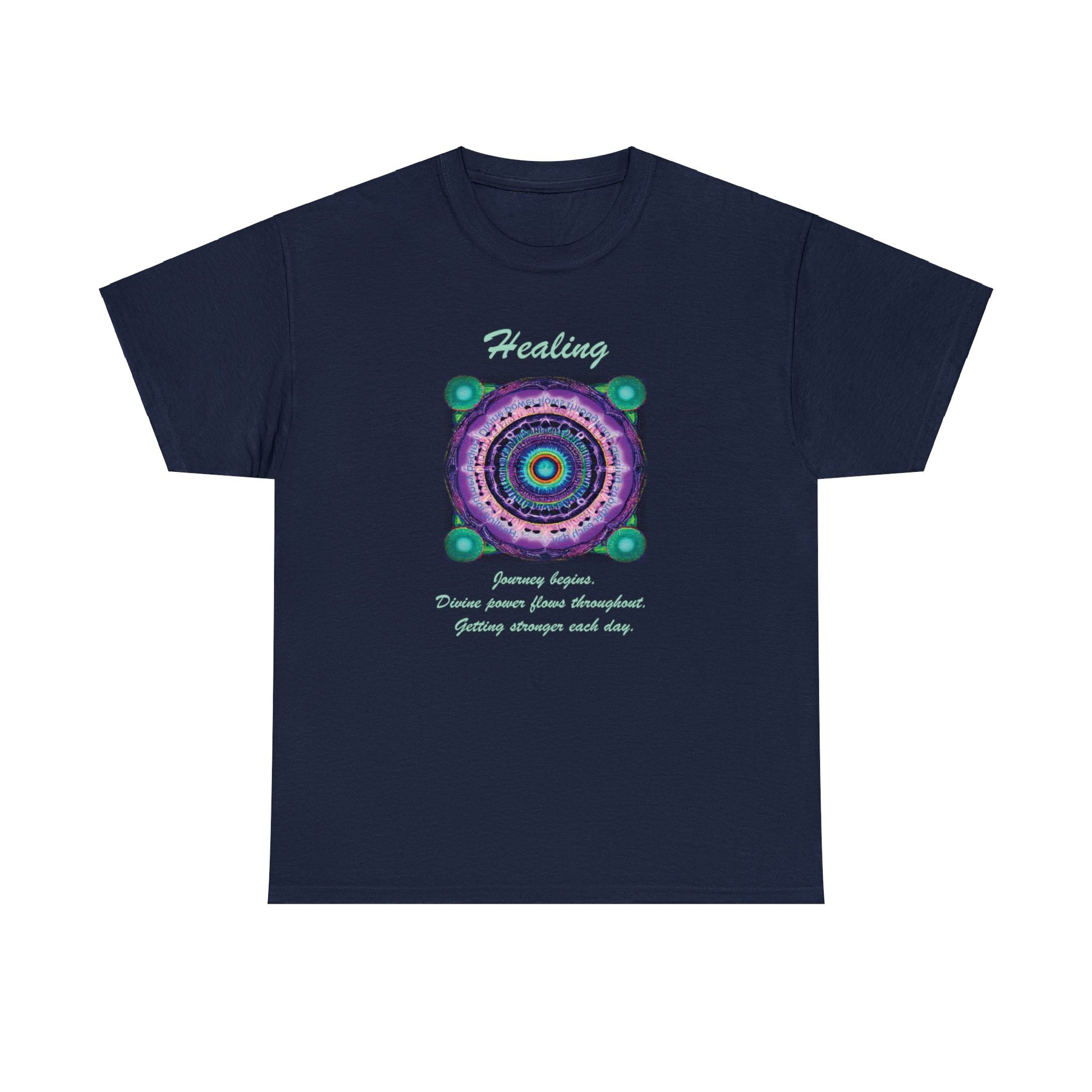 Wellness Shirts - Positive Reflections - 432 Hz Healing Frequency Mandala - WaterDragon Apparel