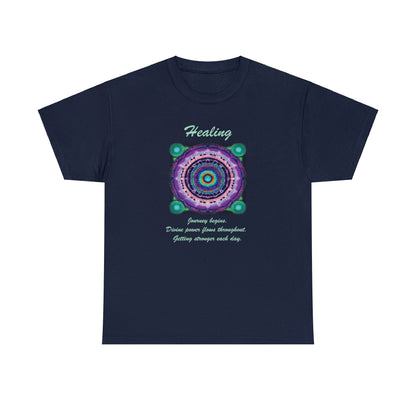 Wellness Shirts - Positive Reflections - 432 Hz Healing Frequency Mandala - WaterDragon Apparel