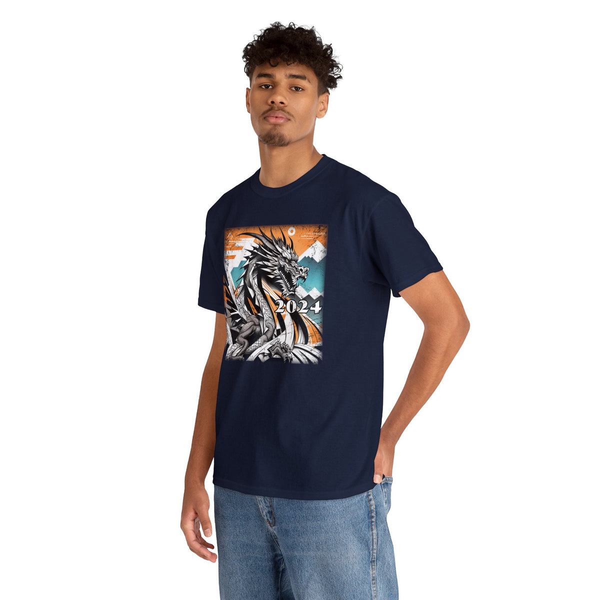 Dragon Art Unleash Your Inner Power With This Retro Dragon T Shirt - Water Dragon - WaterDragon Apparel