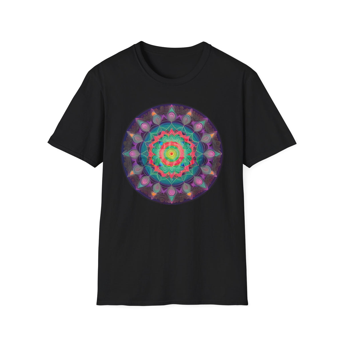 Self Care T-Shirt - "I am Strong" Healing Mandala - WaterDragon Apparel